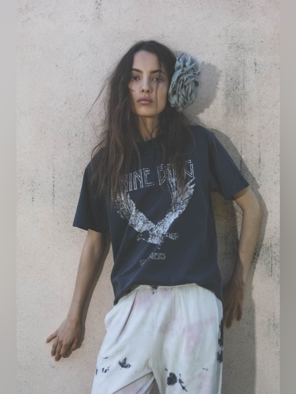 Anine Bing Lili Eagle Tee - Picture 3 of 4